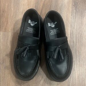 Dr. Martens Black Tassel Loafers